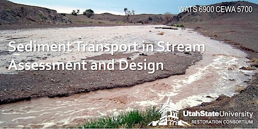 Imagem principal do evento Sediment Transport in Stream Assessment and Design - 2024