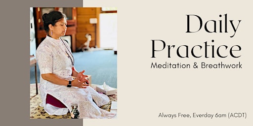 Daily Practice - Pranayama (Breathing) & Meditation primary image