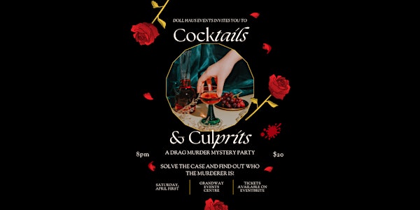 Cocktails and Culprits: A Drag Murder Mystery! Live in Elora!
