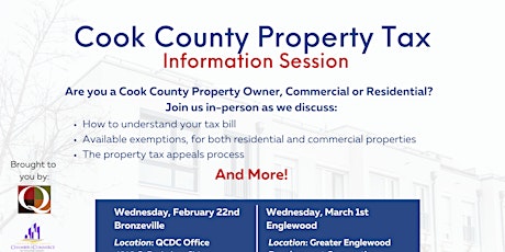 Cook County Property Tax Information Session