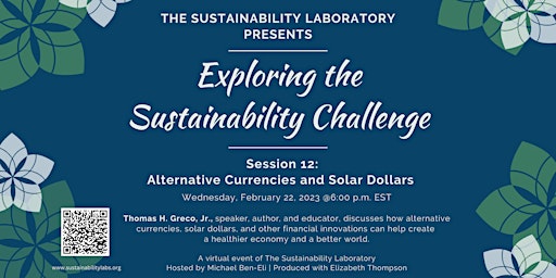 Thomas H. Greco Jr. in Exploring the Sustainability Challenge