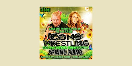 Shane Douglas & Francine at Icons of Wrestling