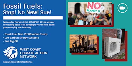 Fossil Fuels: Stop! No New! Sue!