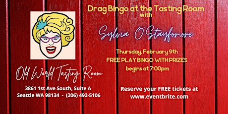 Drag Queen Bingo at Old World Tasting Room Thursday, February 9th