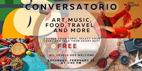 Free Online Spanish Conversation Session: Art, food, culture, and more!