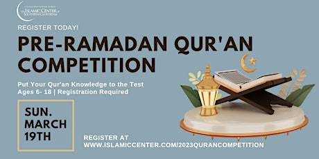ICSC 2023 Pre-Ramadan Qur'an Competition
