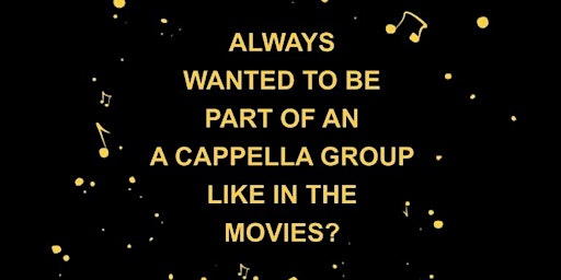 Acappella group for lasses in their 20s, 30s & 40s