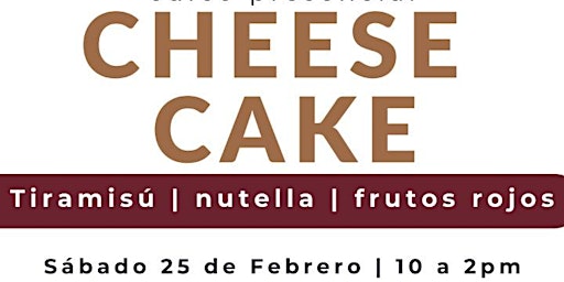 Cheesecakes con la Chef Liza Ojeda en Anna Ruíz Store