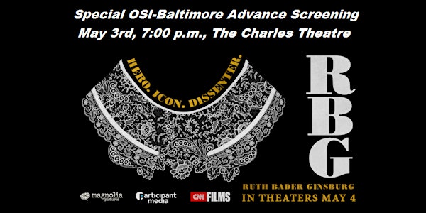 RBG: Screening of the Ruth Bader Ginsburg Documentary
