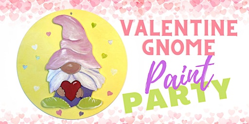Valentine Gnome Door Hanger Party!
