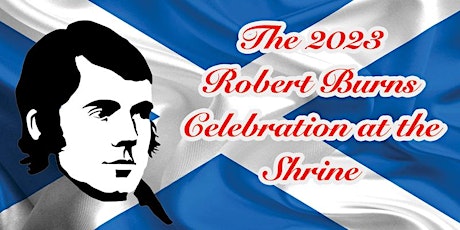 2023 Robert Burns Celebration at the Shrine