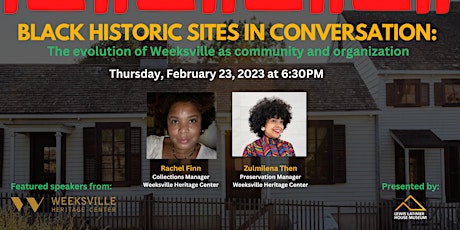 Black Historic Sites in Conversation: Weeksville Heritage Center