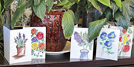 Spring Flowers Watercolor Greeting Cards