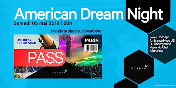 American Dream Night - Soirée Privée Concept - Célébrations 