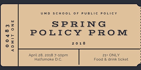 Spring Policy Prom 2018 primary image
