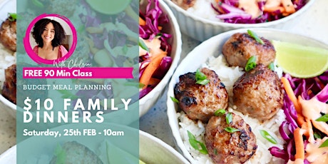 $10 Family Dinners & Meal Planning with Chelsea, Underwood primary image