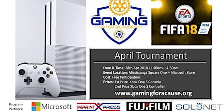 Gaming For A Cause - FIFA 18 - April Tournament primary image
