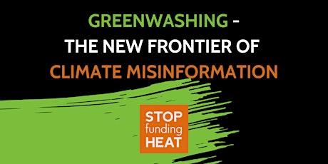 EVENT: Greenwashing - The New Frontier of Climate Misinformation