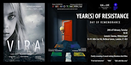 YEAR(S) OF RESISTANCE - charity screening of award-winning short films