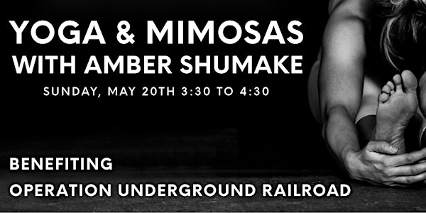 Yoga and Mimosas with Amber Shumake Benefitting Operation Underground Railr...