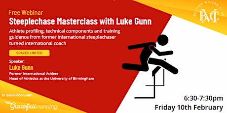 Steeplechase Masterclass with Luke Gunn