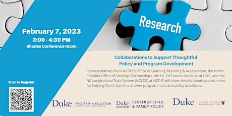 Collaborations to Support Thoughtful Policy and Program Development