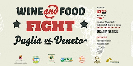Immagine principale di WINE&FOOD FIGHT Puglia vs Veneto - Sfida tra Territori 