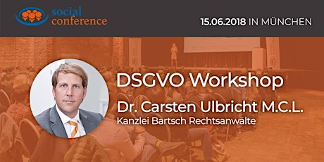 DSGVO Workshop in München mit Carsten Ulbricht