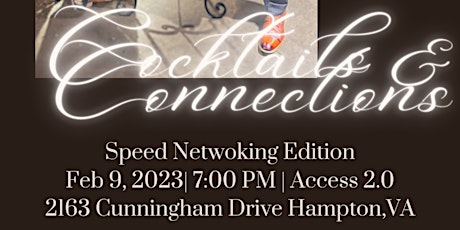 Cocktails & Connections | Speed Networking Edition