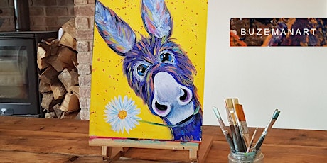 'Dinky Donkey' Painting workshop and Lunch @The Old George, Sykehouse
