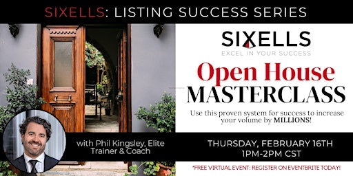 Open House Masterclass: SIXELLS Training
