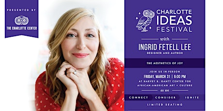 Charlotte Ideas Festival presents Ingrid Fetell Lee