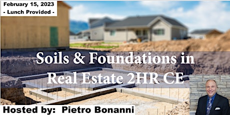 FREE 2 Hour CE:  Soils & Foundations in Real Estate