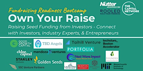 Own Your Raise Bootcamp: Raising Seed Funding from Investors