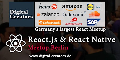 ⚛ Germany's largest React Meetup, React.js & React Native primary image