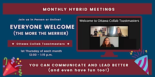 Ottawa Collab Toastmasters Hybrid Meetings