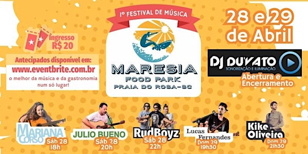 1° Festival de Música Maresia FP Praia do Rosa