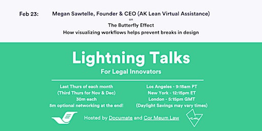 Lightning Talks for Legal Innovators