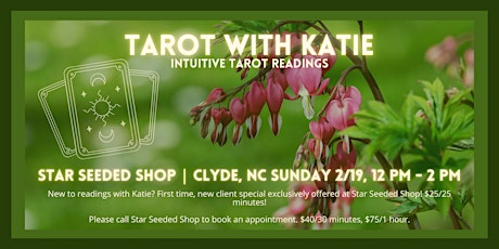 Tarot Readings with Katie at Star Seeded Shop