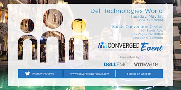 CONVERGED Meeting at Dell Technologies World 2018
