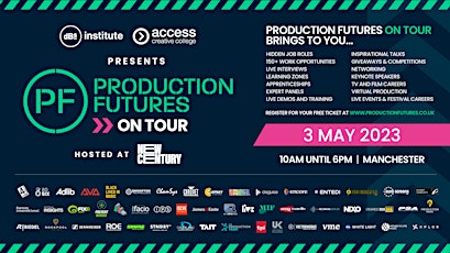 Production Futures ON TOUR - New Century Manchester 3 May 2023 - FREE EVENT primary image