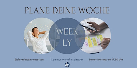 Weekly - Plane Deine Woche!