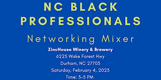 NC Black Professionals Networking Mixer