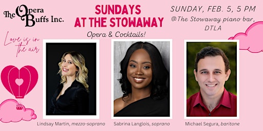 Sundays at the Stowaway: Opera and Cocktails!