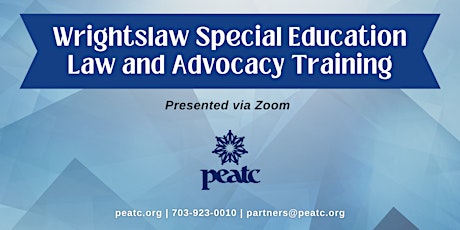 Wrightslaw Special Education Law and Advocacy Training - VIRTUAL