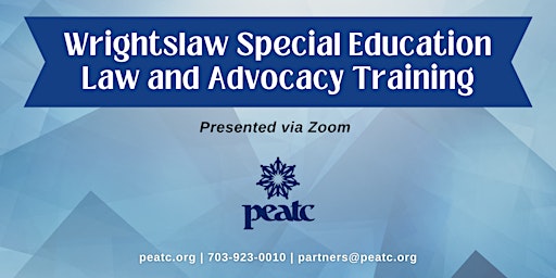 Wrightslaw Special Education Law and Advocacy Training - VIRTUAL