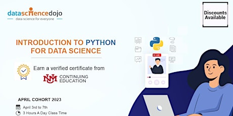 Introduction to Python for Data Science: April Cohort