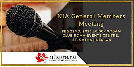 NIA General Members Meeting