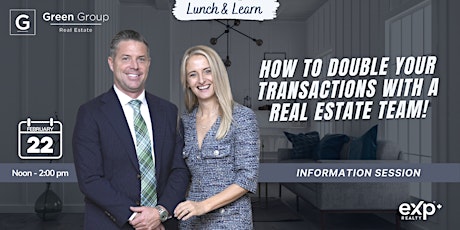 HOW TO DOUBLE YOUR TRANSACTIONS WITH A REAL ESTATE TEAM