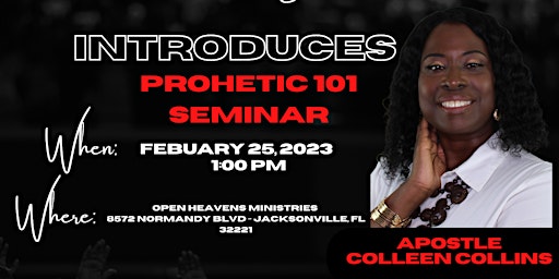 Prophetic 101 Seminar